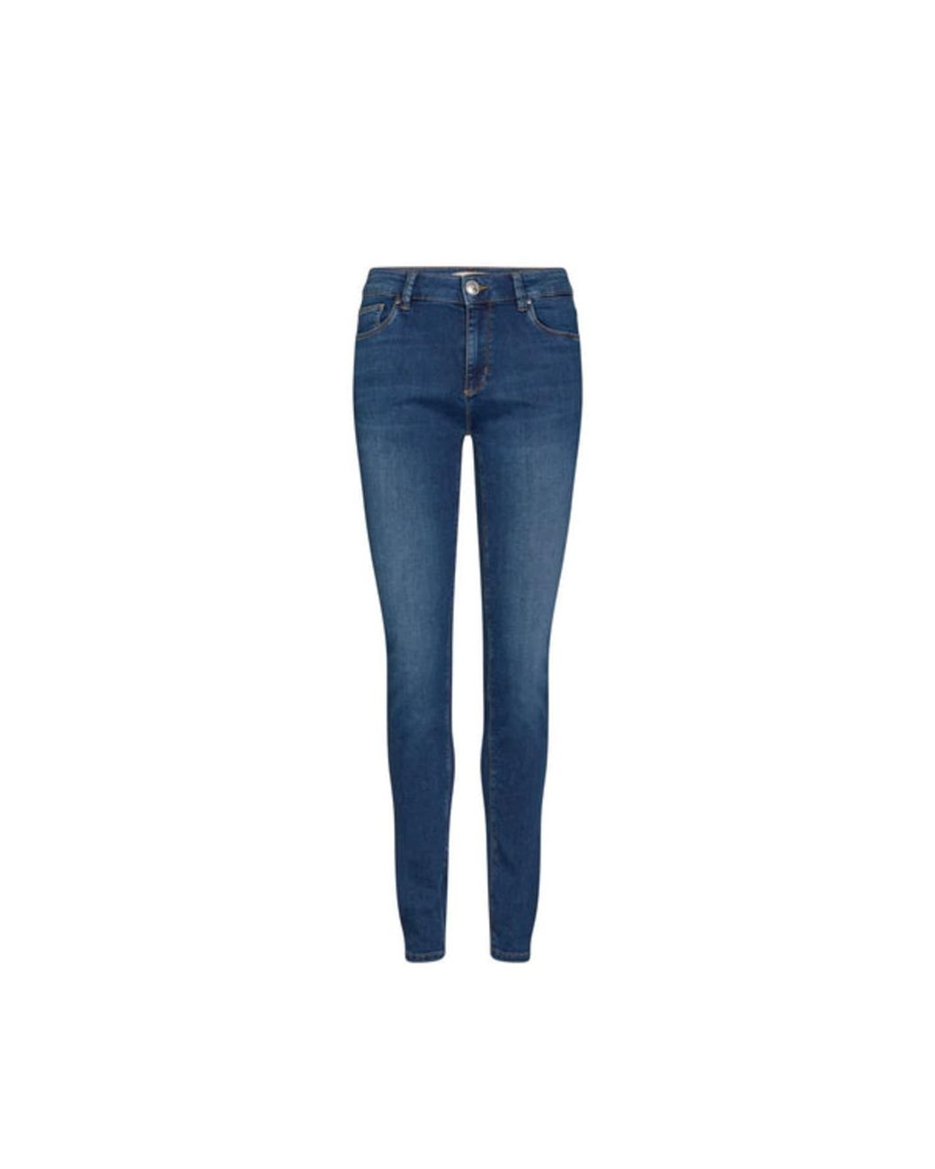 Mos Mosh Jade Cosy Jeans in Blue | Lyst UK