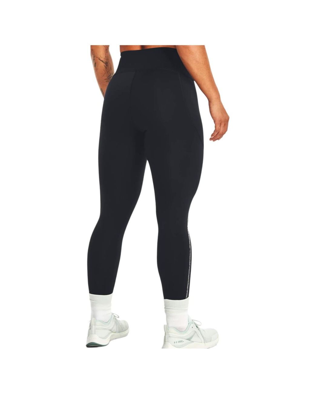 Under Armour Pantaloni Train Cold Weather Full-length Donna Black/jet Gray  | Lyst