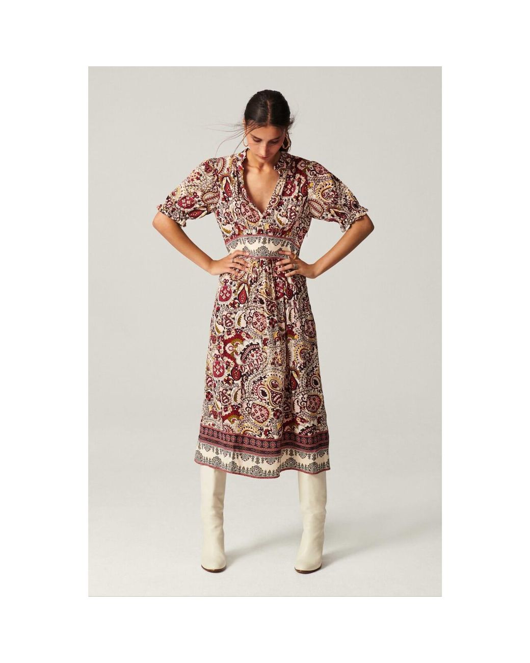 バッシュ レディース ワンピース トップス Robe Zael Dress 6aulxrvst3 レディースファッション Aosa Com Py