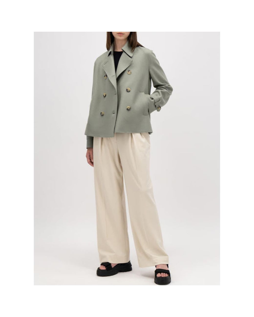 Robyn felted shop wool coat