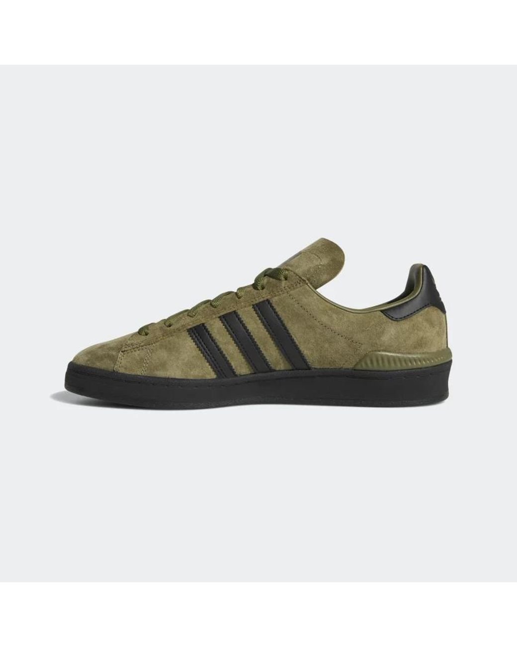 adidas Olive Black Campus Adv Mj Shoes in Green/Black (Green) for Men | Lyst