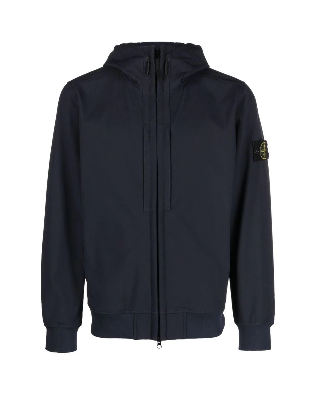 Stone Island Q0122 Soft Shell-r_e.dye Technology Recycled Polyester Jacket  Navy Blue for Men | Lyst