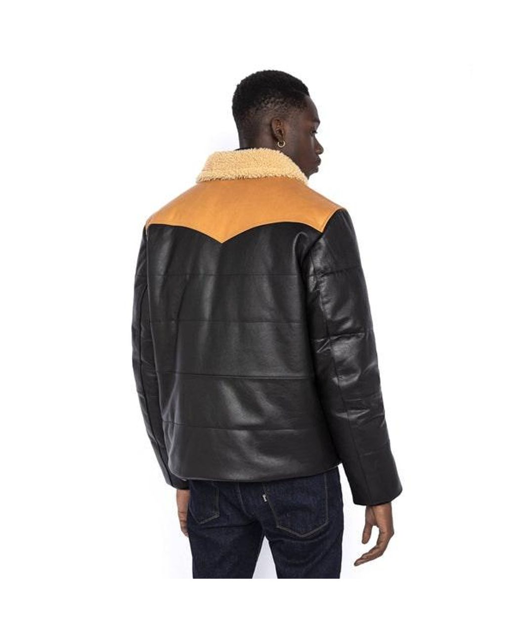 Schott Nyc Lcdayton Leather Rancher Jacket in Black for Men Lyst UK