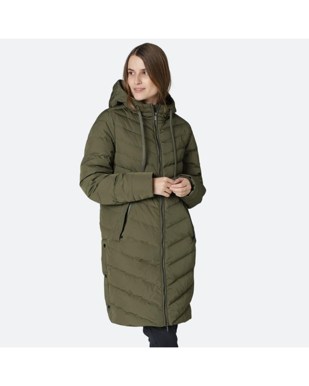 Ilse Jacobsen Down Coat Peppy 01 in Green | Lyst