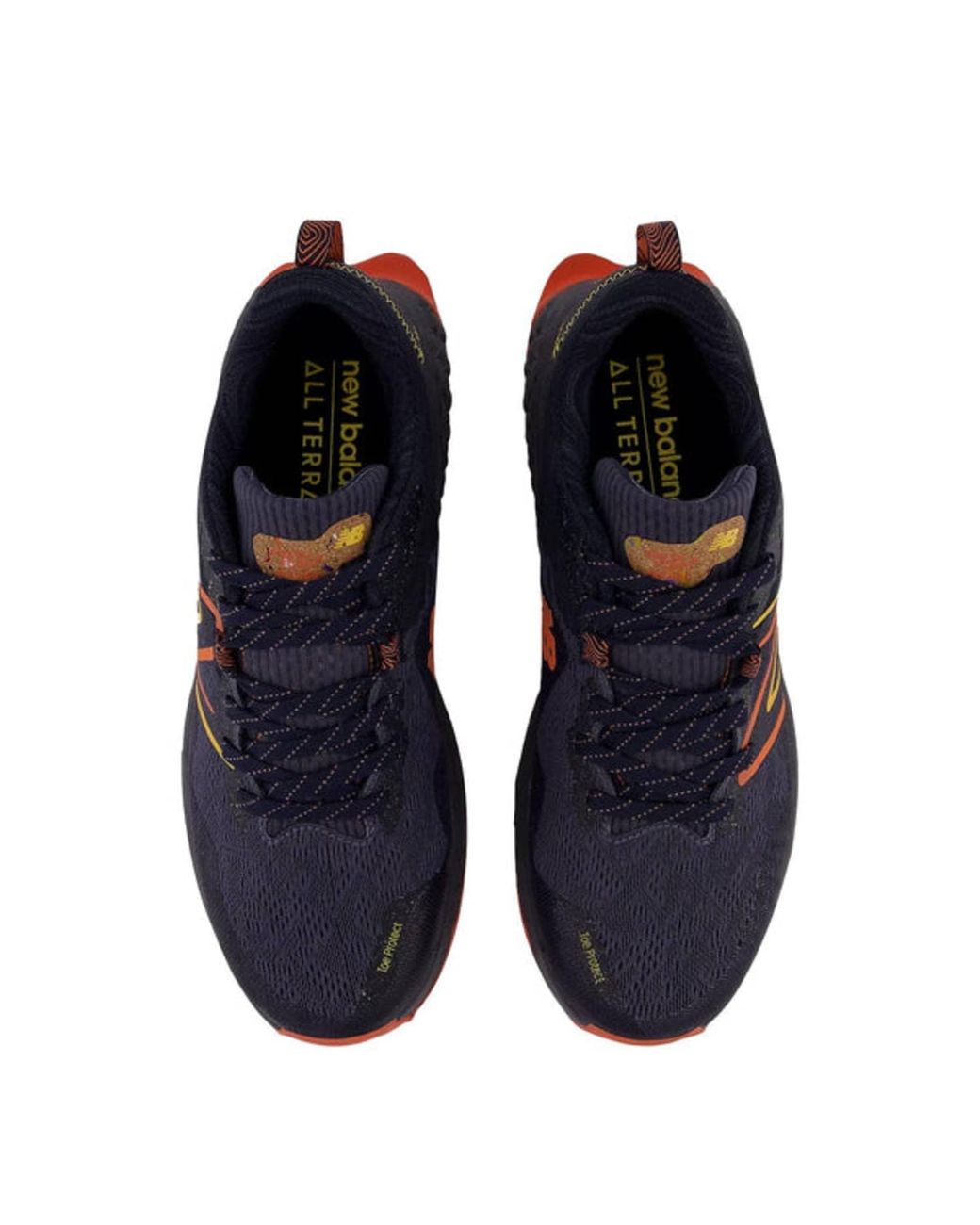New Balance Lace Fresh Foam Hierro V7 Thunder / Vibrant Orange / Vibrant  Apricot Shoes in Blue for Men | Lyst