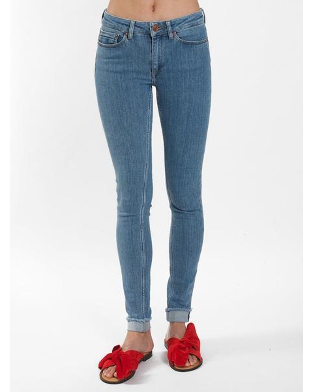 skinny turn up jeans