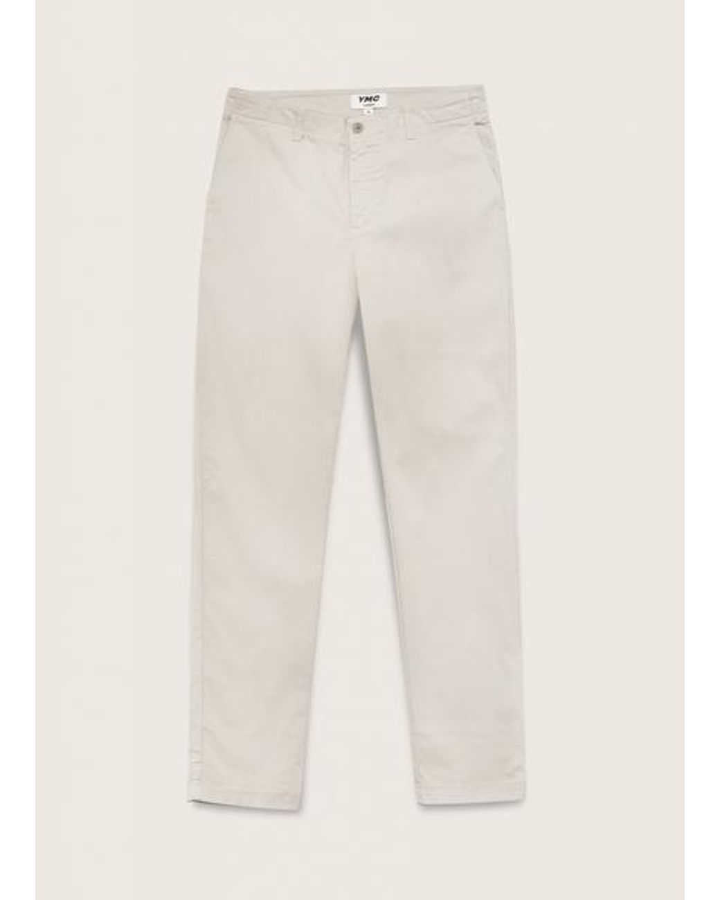 YMC Deja Vu Cotton Twill Trousers Stone in Natural for Men - Lyst