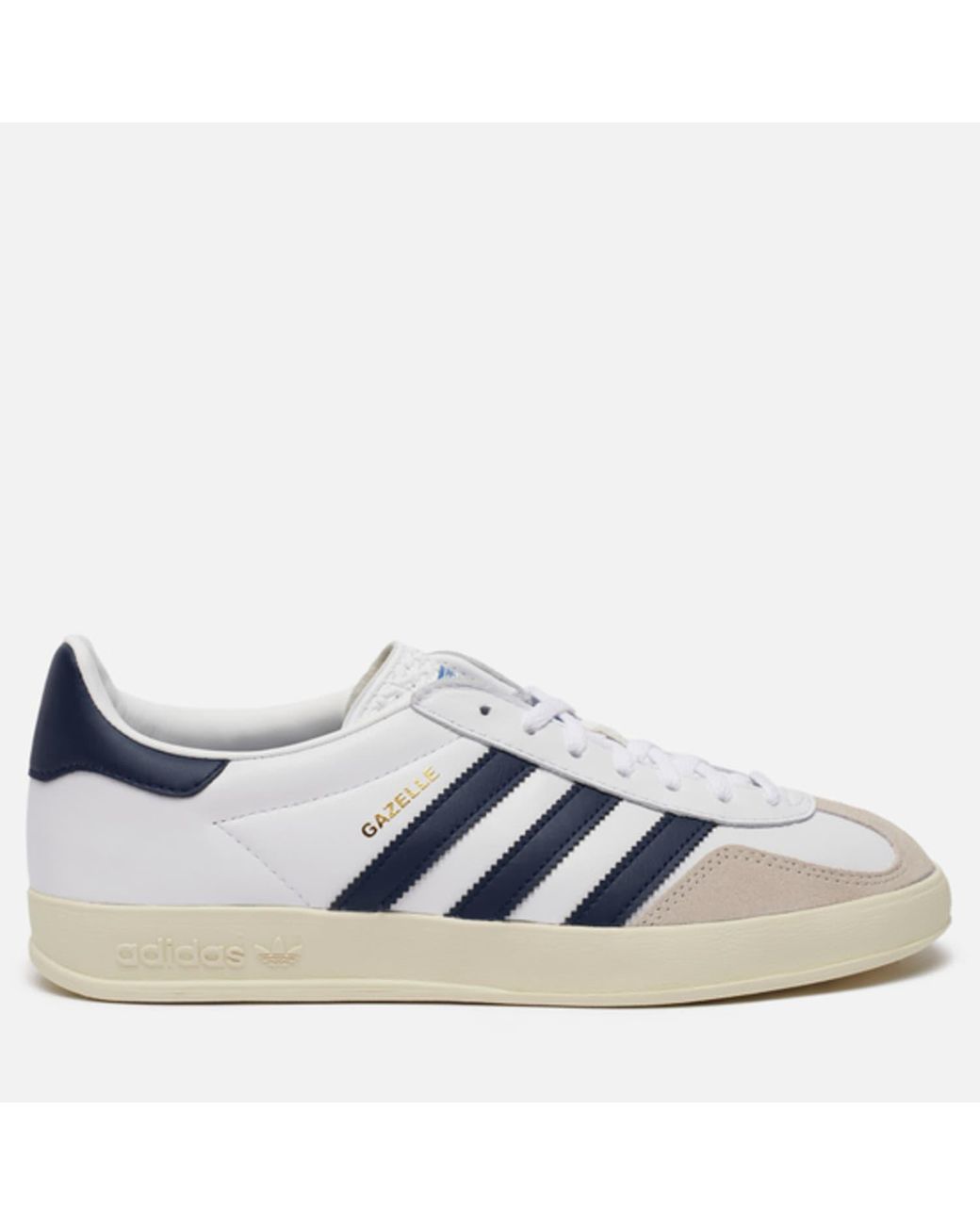 adidas Gazelle Indoor White Navy Shoes in Blue for Men | Lyst