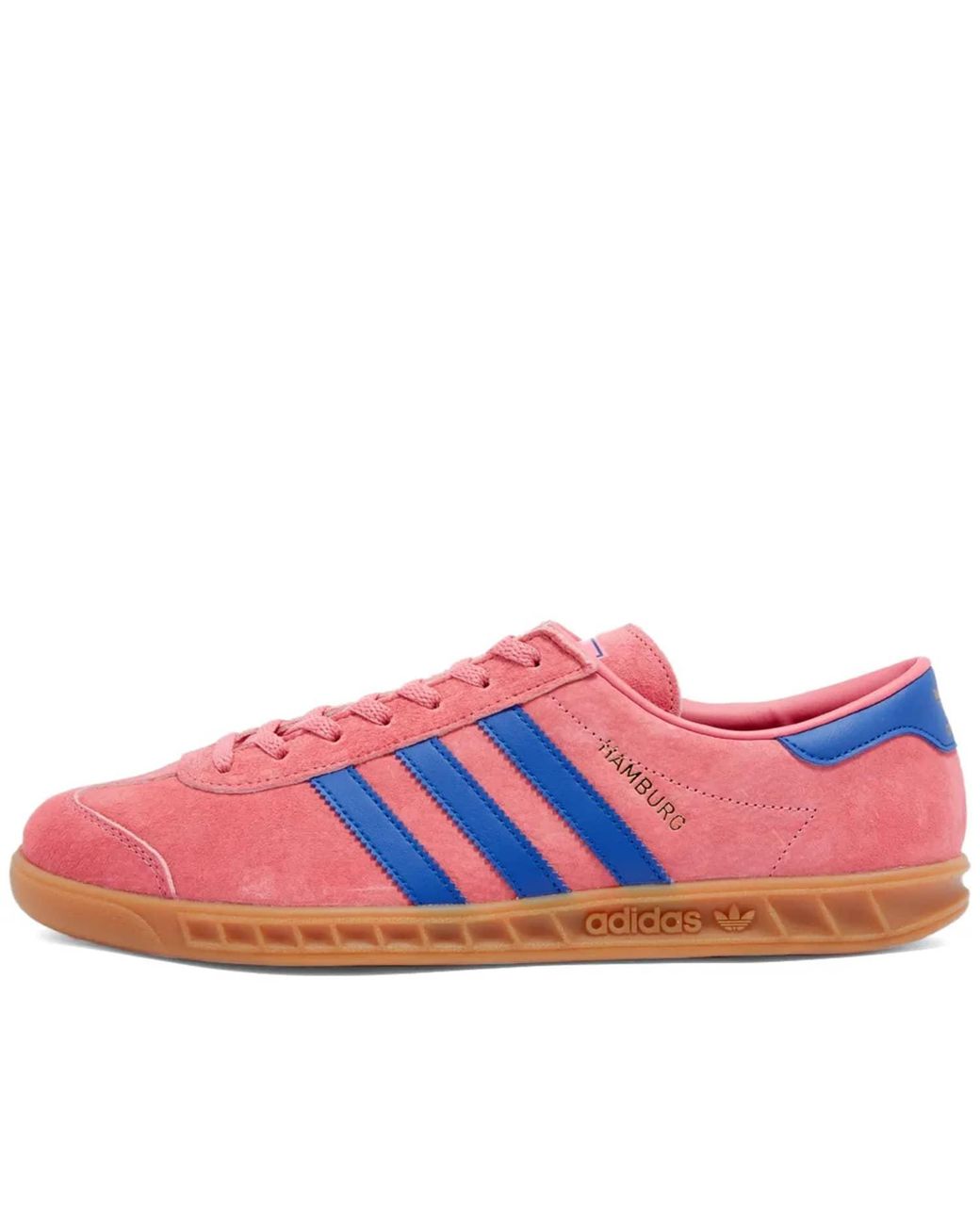 adidas Synthetic Hamburg Pink & Blue for Men | Lyst