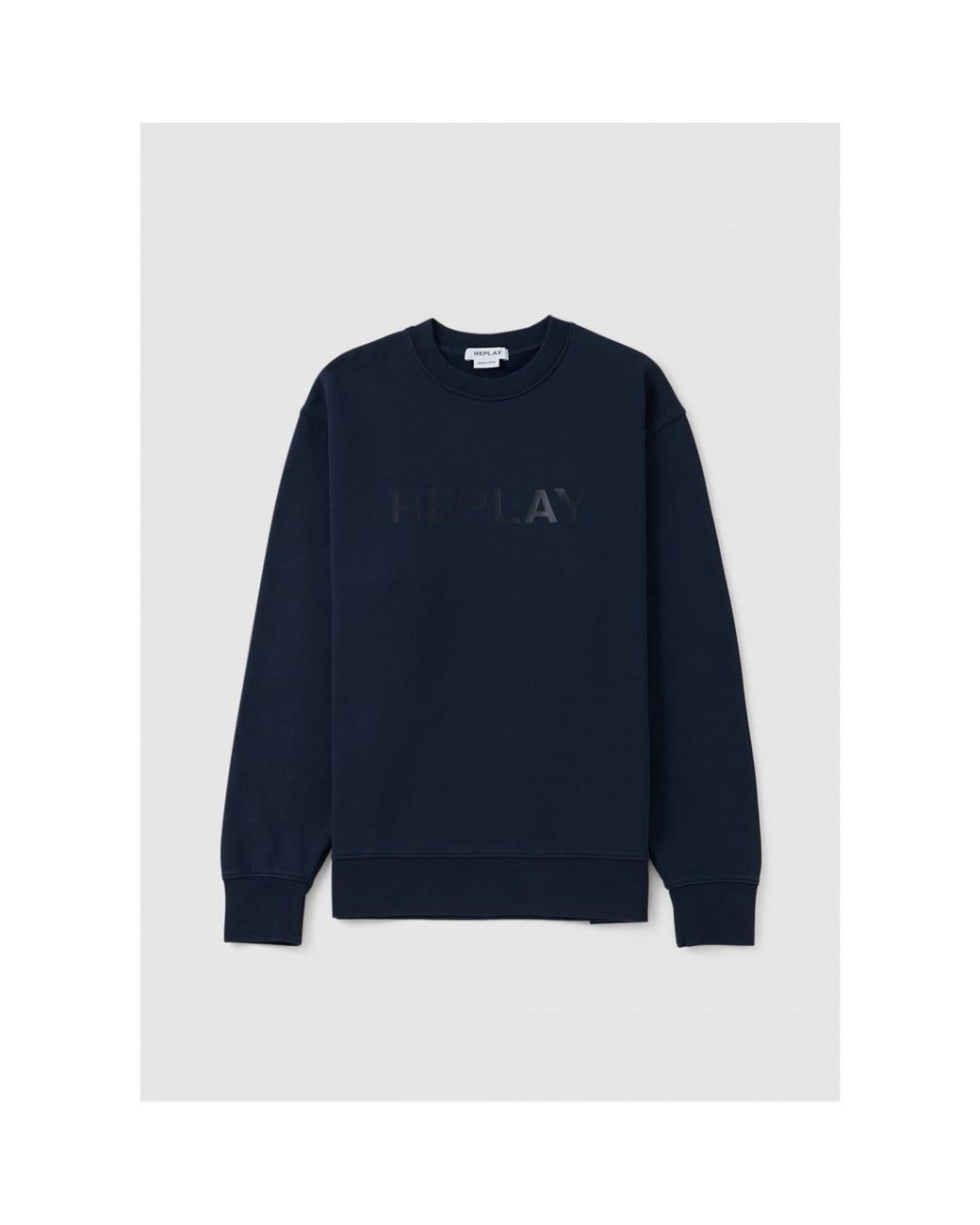 Lacoste tonal store tape crew sweatshirt