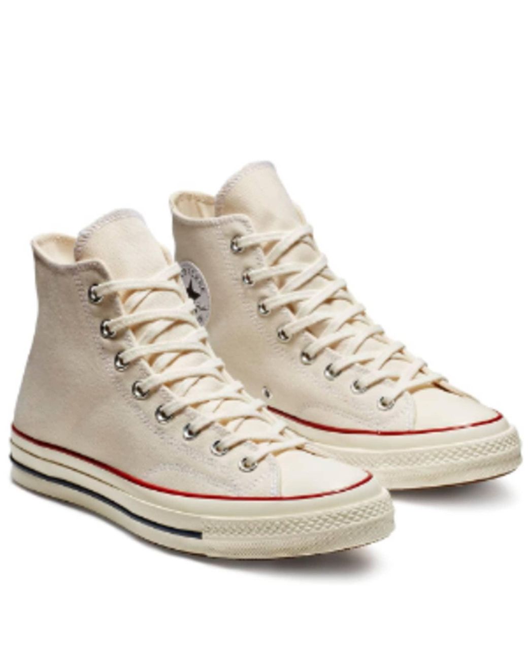 Converse Parchment Garnet Egret Chuck 70 Classic High Top Sneakers in White  for Men | Lyst