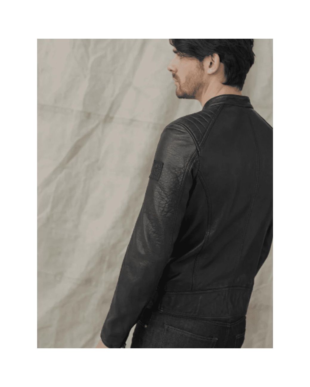 Belstaff V Racer 2.0 Leather Jacket in Gray for Men | Lyst
