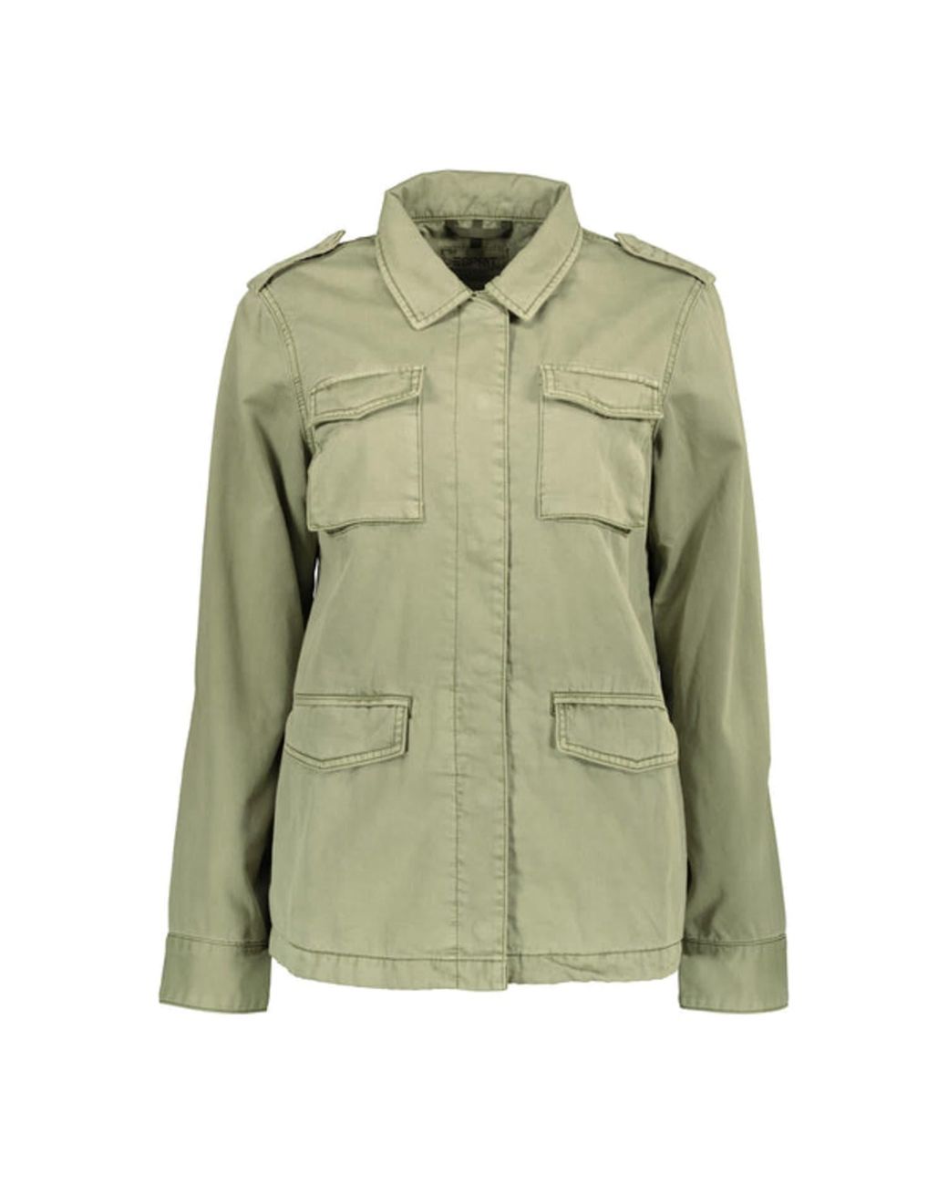 Esprit Green Cotton Jacket | Lyst