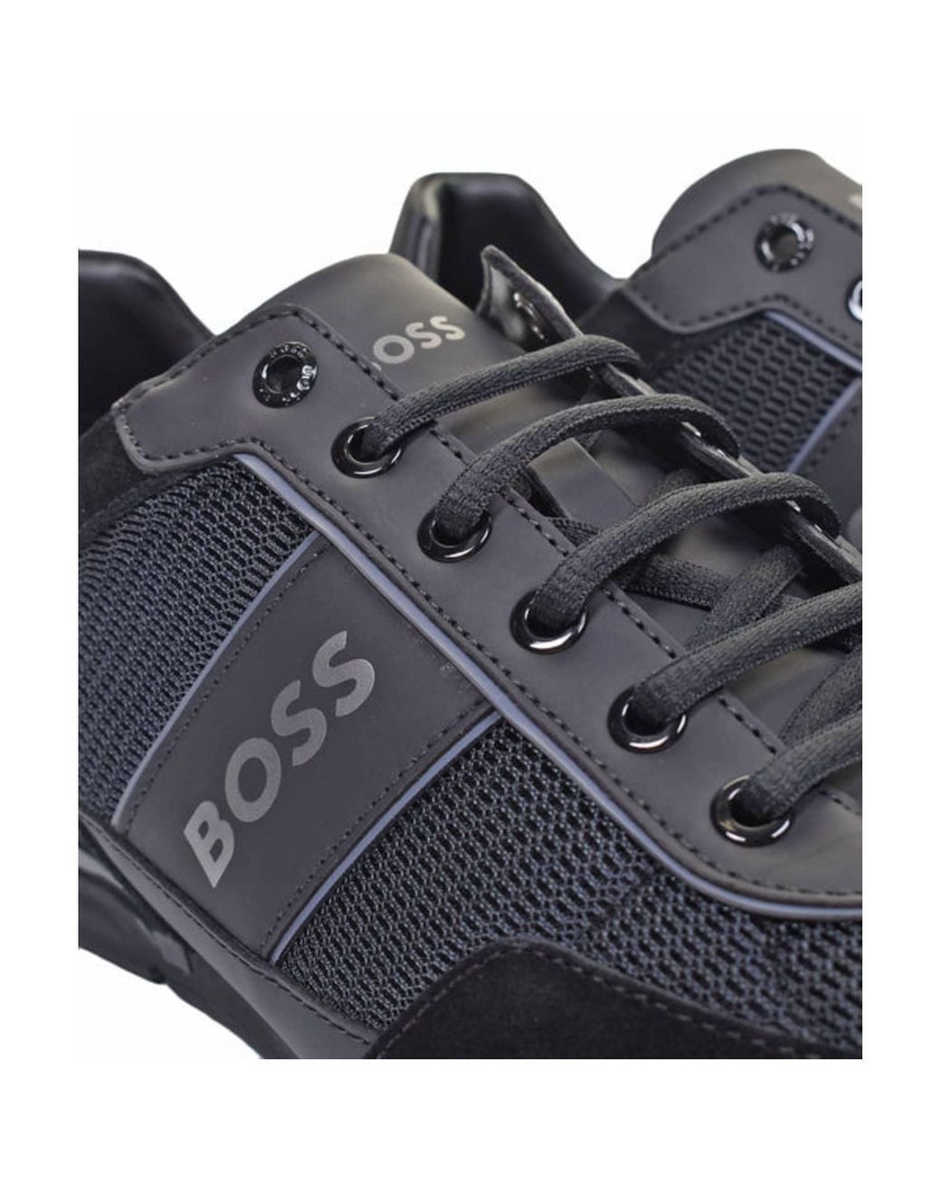 BOSS by HUGO BOSS Black Saturn Lowp Pulg Footwear in Blue for Men