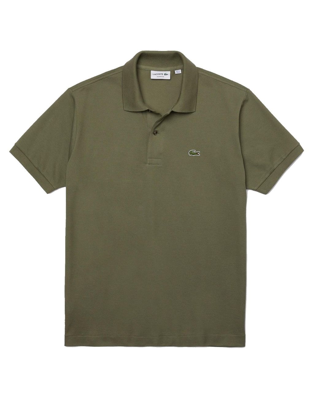 lacoste polo shirt khaki