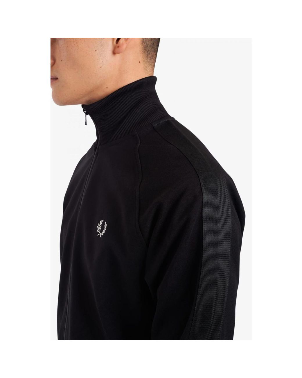 Tonal taped top track jacket