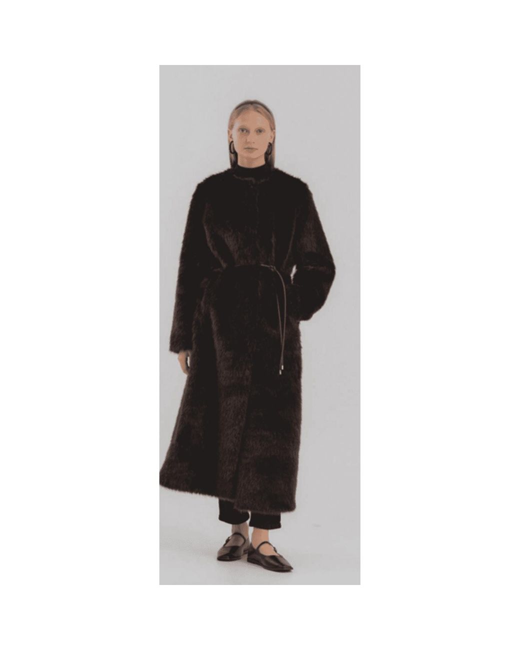 Molliolli faux fur clearance coat