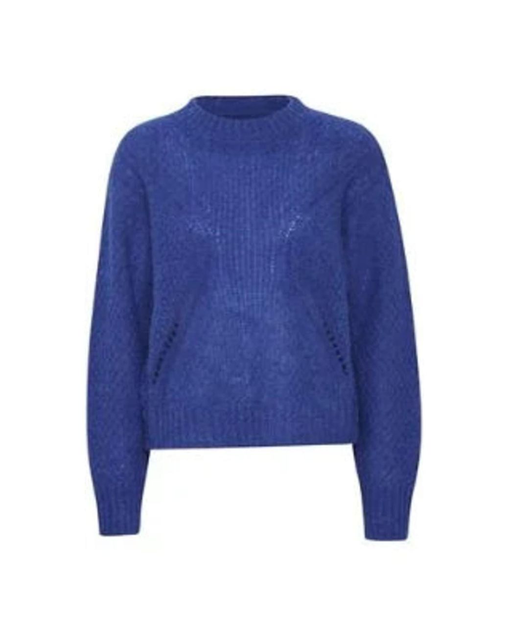 Pulz Jeans Pulz Iris Pattern Pullover in Blue | Lyst