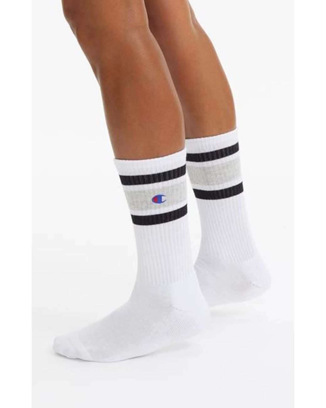 Champion White Socks in White for Men Lyst