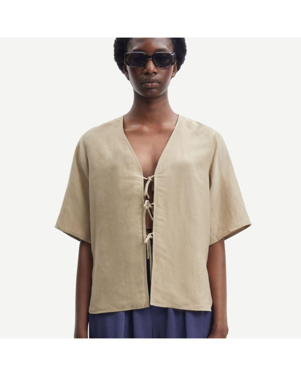Blouse argentée sale