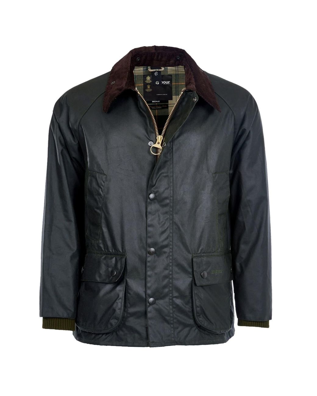 Barbour Bedale Wax Jacket Sage Green in Gray for Men | Lyst
