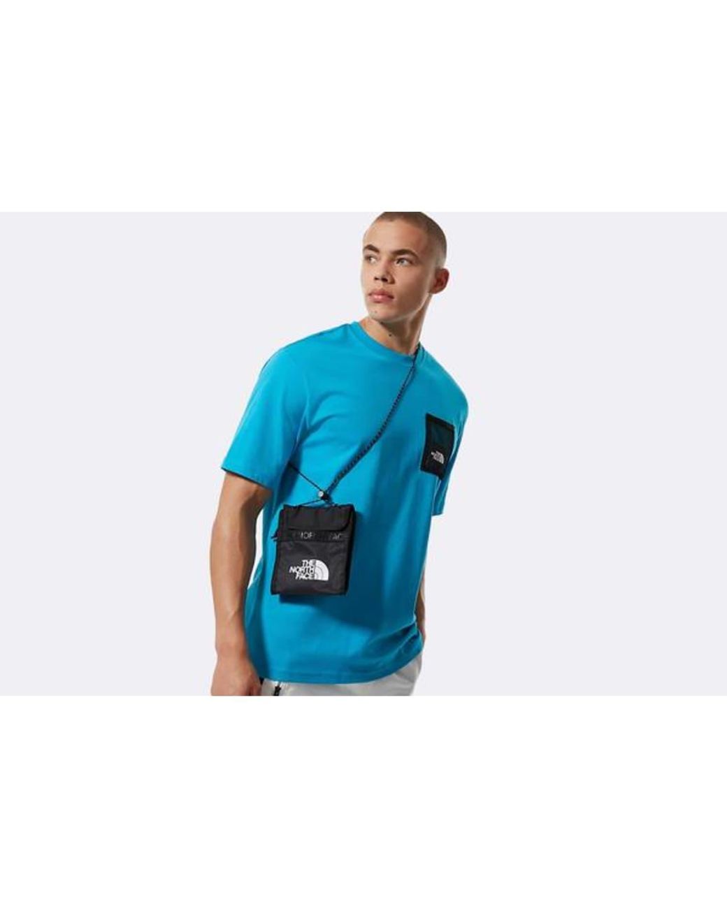 The North Face Black Box Cut Tee Meridian Blue for Men - Lyst