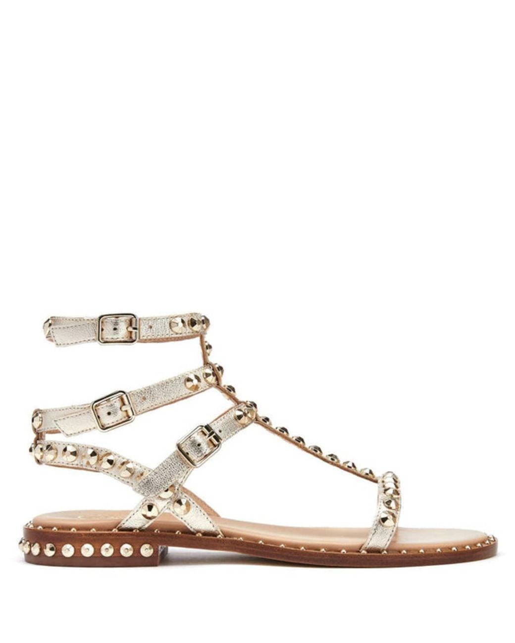 Ash Play Sandals Light Gold in Natural | Lyst