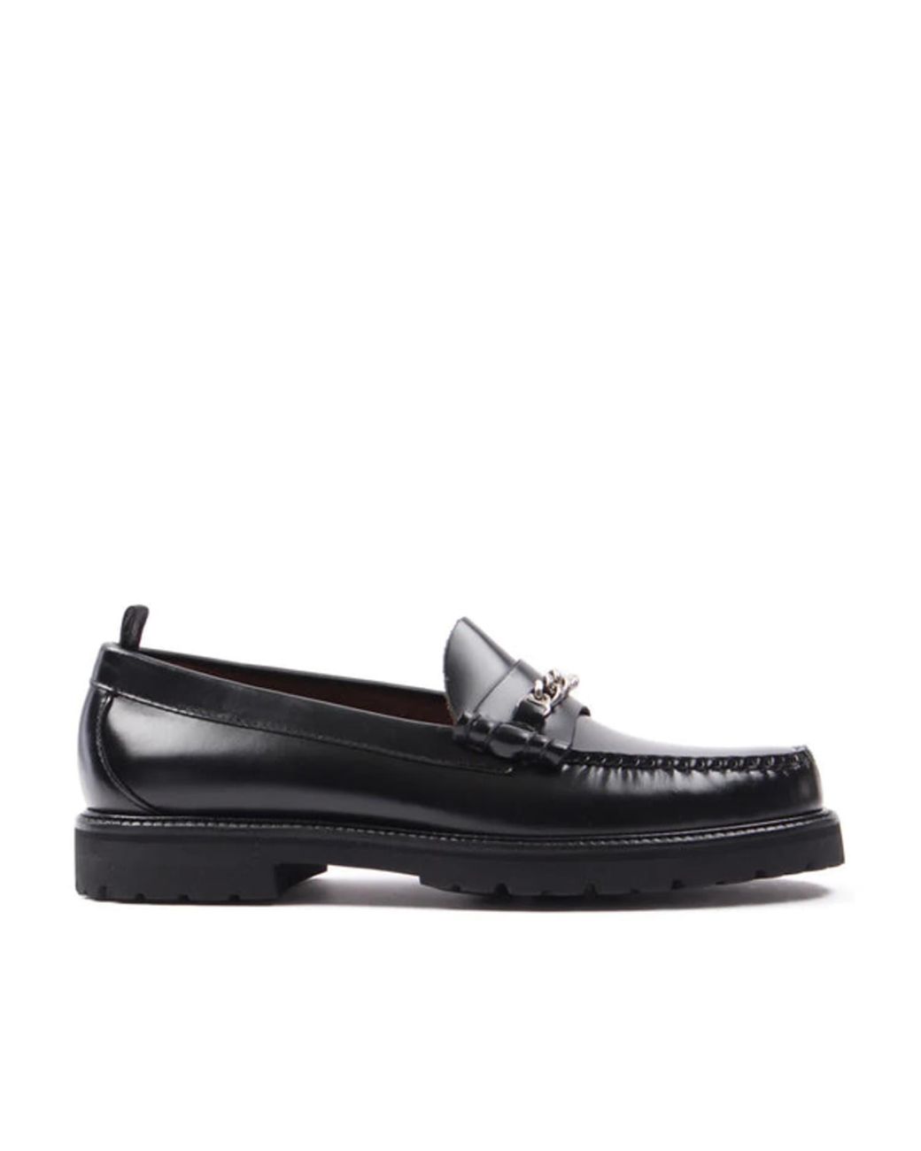 G.H. Bass & Co. & Co. X Fred Perry Chain Penny Loafer in Black for Men |  Lyst