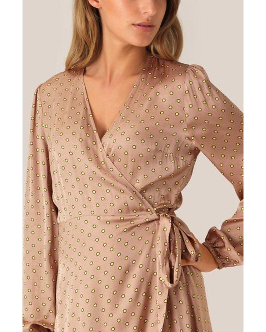 second female wrap dress