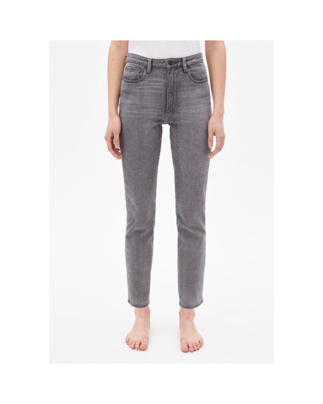 ARMEDANGELS Lejaa Jean Faded Grey in Gray | Lyst