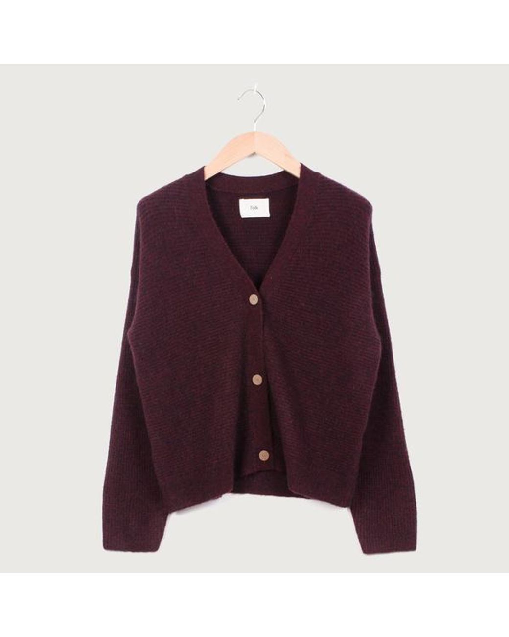 Folk Wool Loom Womens Cardigan 