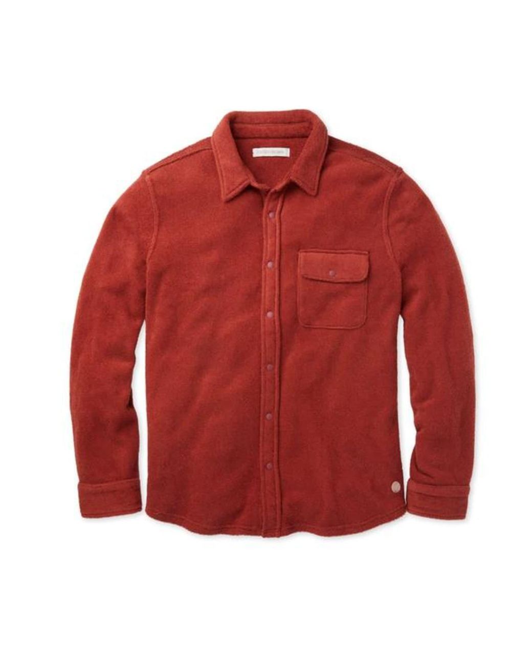 Outerknown Hightide Snap Shirt Medjool in Red for Men | Lyst