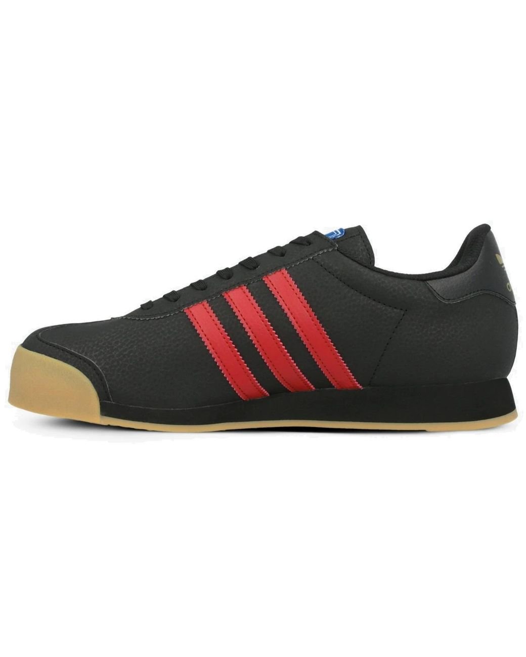 adidas Samoa Black & Scarlet Sneaker for Men | Lyst