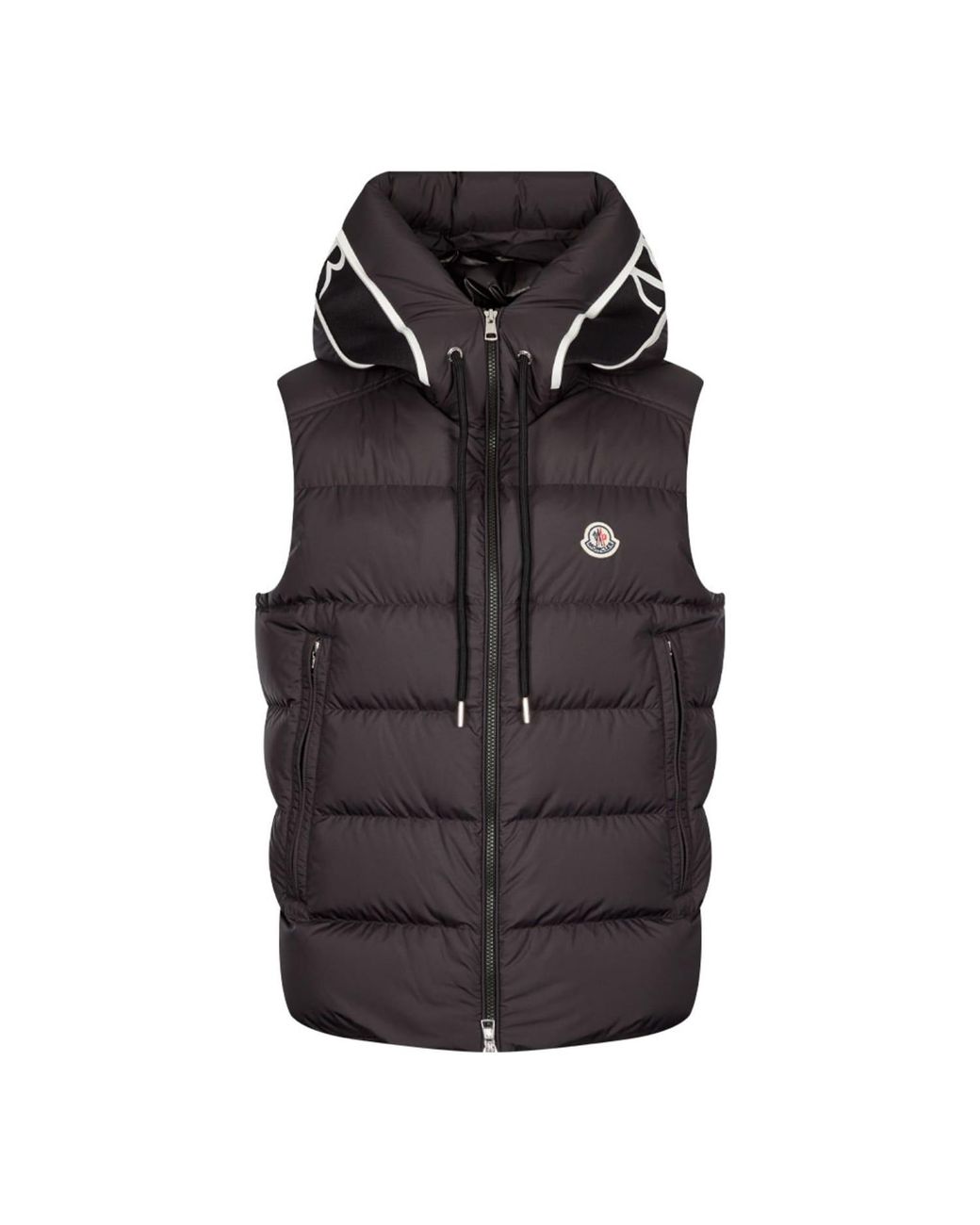 Moncler grey vest deals
