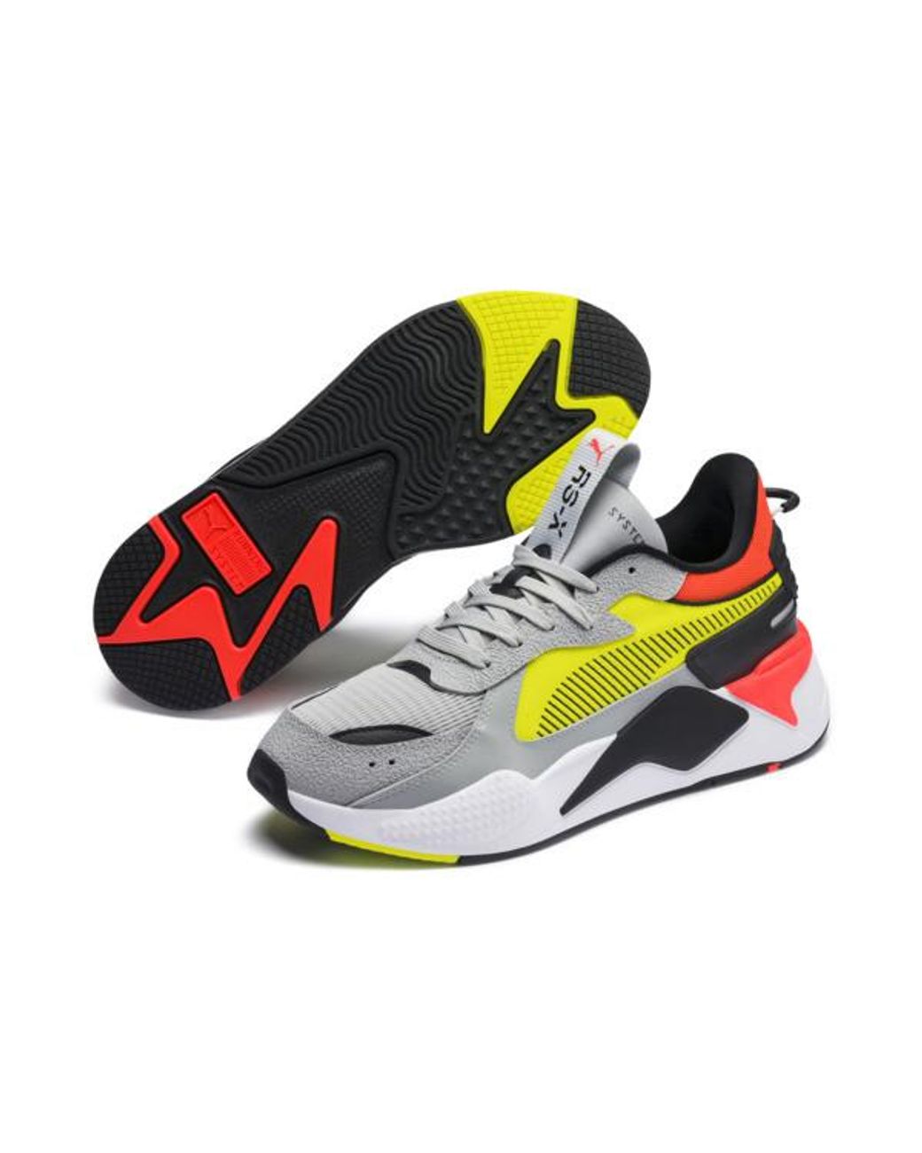 PUMA High Rise Yellow Alert Rs X Hard Drive Sneakers for Men | Lyst