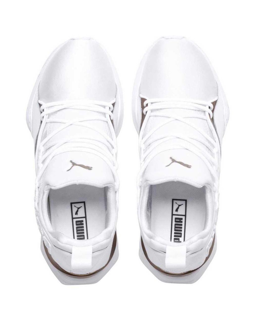 PUMA Muse Maia Luxe White Shoes | Lyst UK