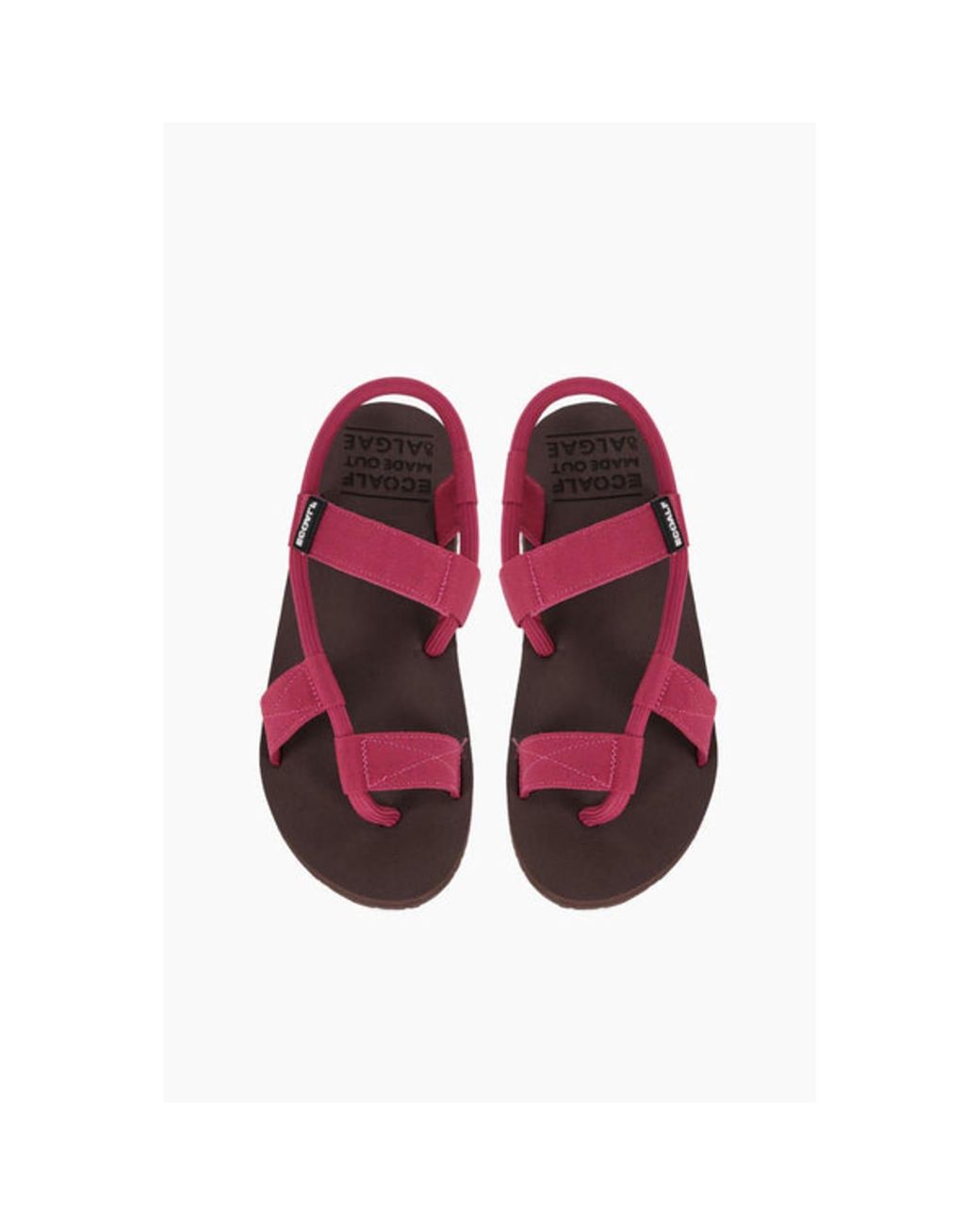 Ecoalf Aricalf Sandals in Red for Men | Lyst