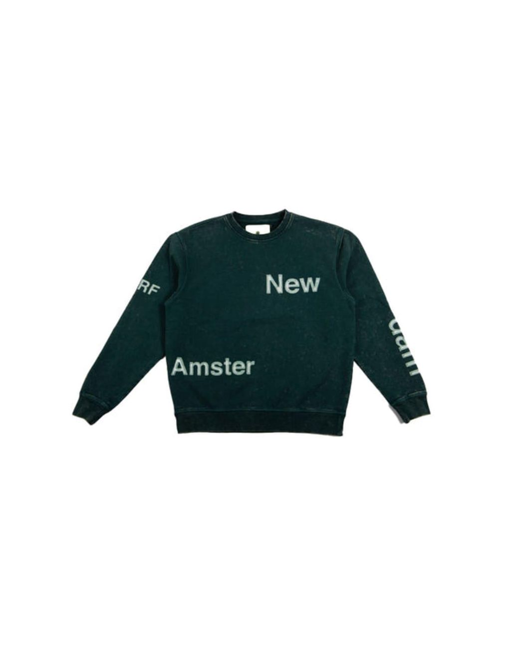 NEW AMSTERDAM SURFASSOCIATION Washed Name Sweat, Green | Lyst