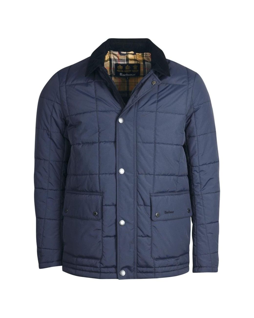 Barbour Box Diggle Quilted Jacket Navy Mqu1415ny51 in Blue for Men | Lyst