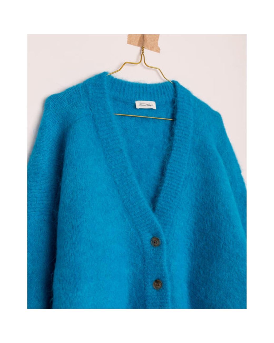 American Vintage Cardigan Tropico Chine in Blue Lyst UK