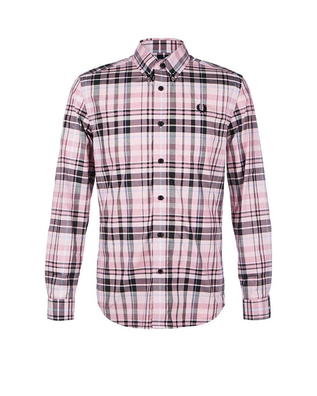 Fred Perry Check Shirt Dusty & Pink for Men - Lyst
