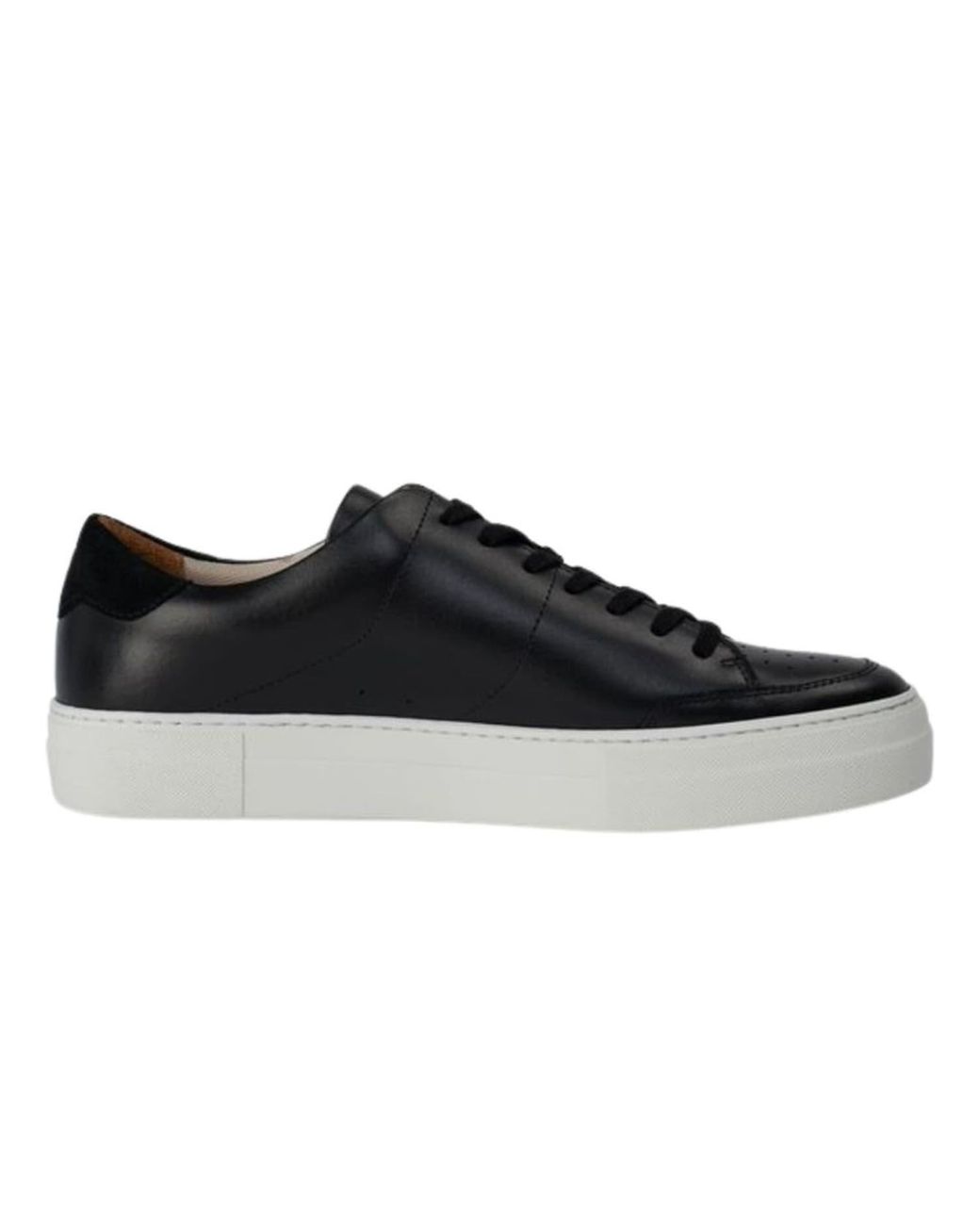 artselab black leather trainers