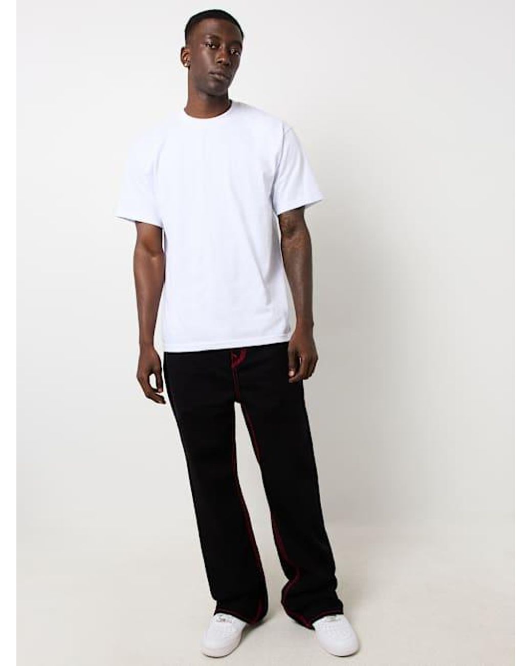 TRUE RELIGION Vinny Super Qt Ultra Baggy Jean in Black for Men | Lyst
