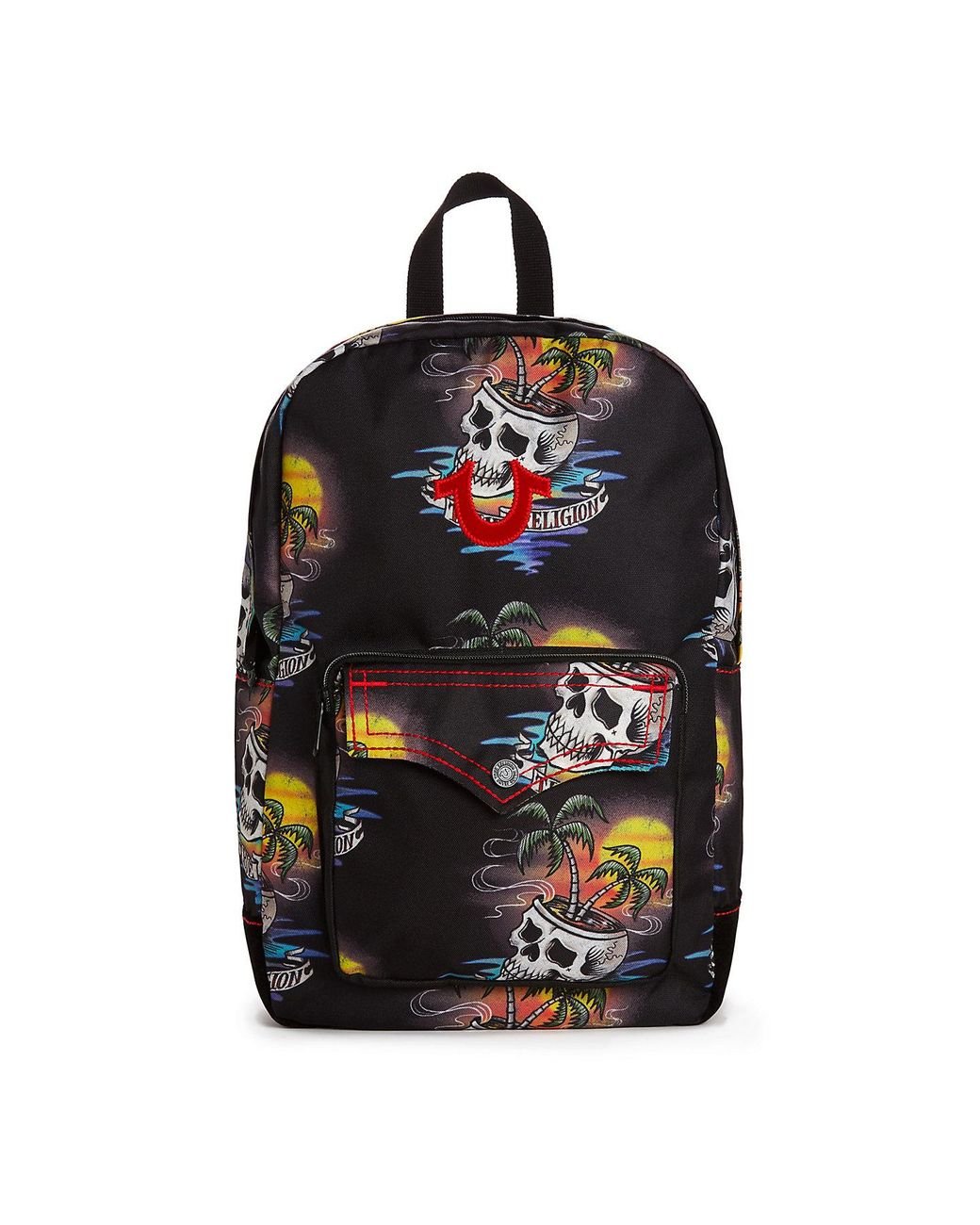 True Religion Skull Backpack in Black for Men Lyst
