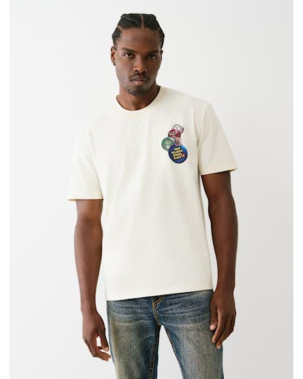 【TRUE RELIGION】★Tシャツ★ LOGO PINS HEAVYWEIGHT TEE LOGO PINS HEAVYWEIGHT TEE | True Religion