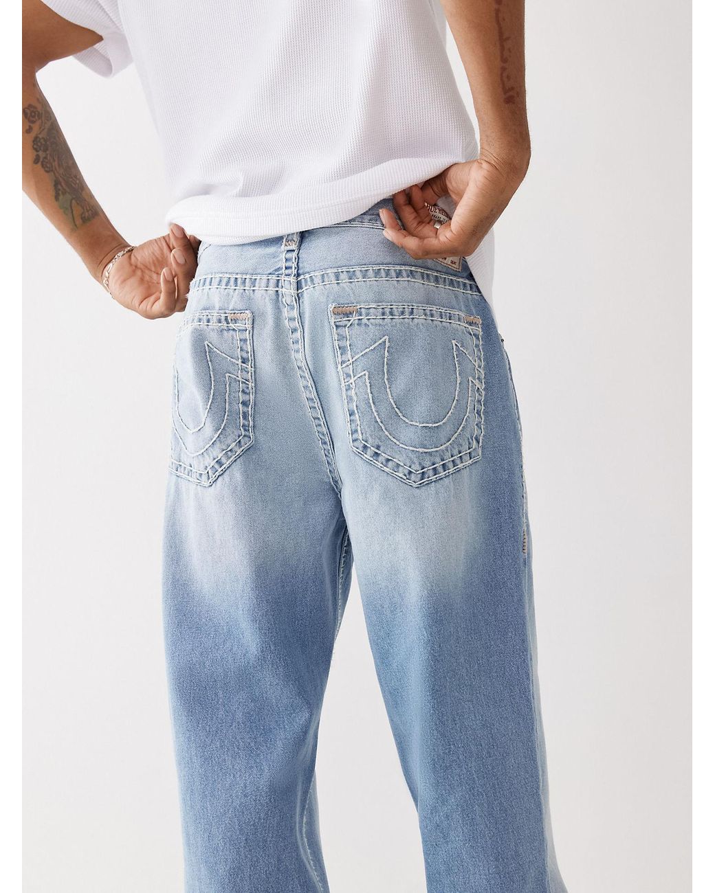 True Religion Bobby Super T Relaxed Jean 32