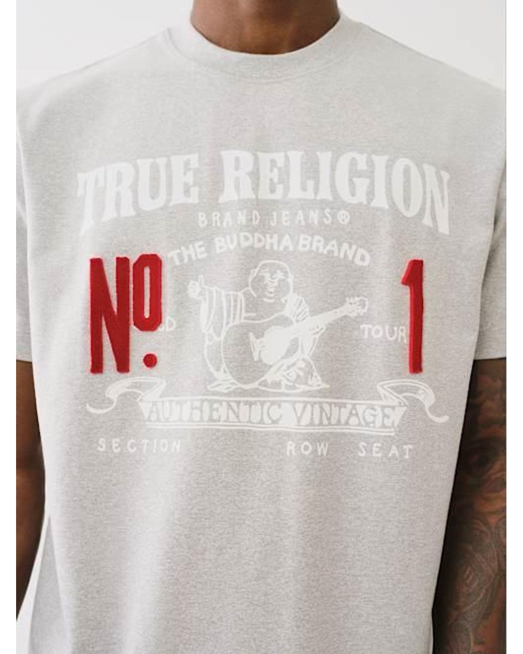 【TRUE RELIGION】Tシャツ VINTAGE NO.1 ロゴ True Religion Vintage No. 1 Tee – DTLR