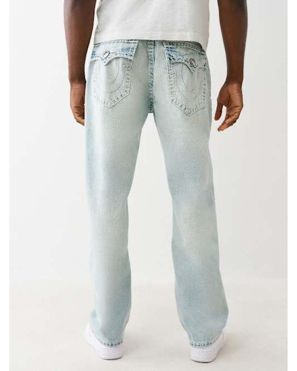 TRUE RELIGION Bobby Distressed Super T Baggy Jean 32