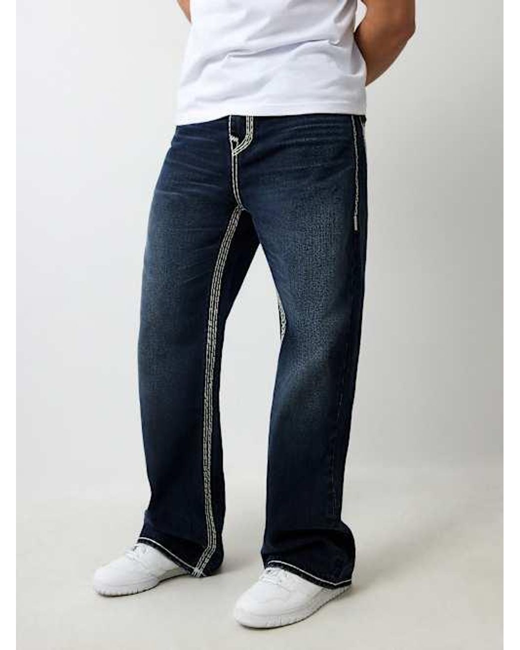 TRUE RELIGION Vinny Super Q Ultra Baggy Jean in Blue for Men | Lyst