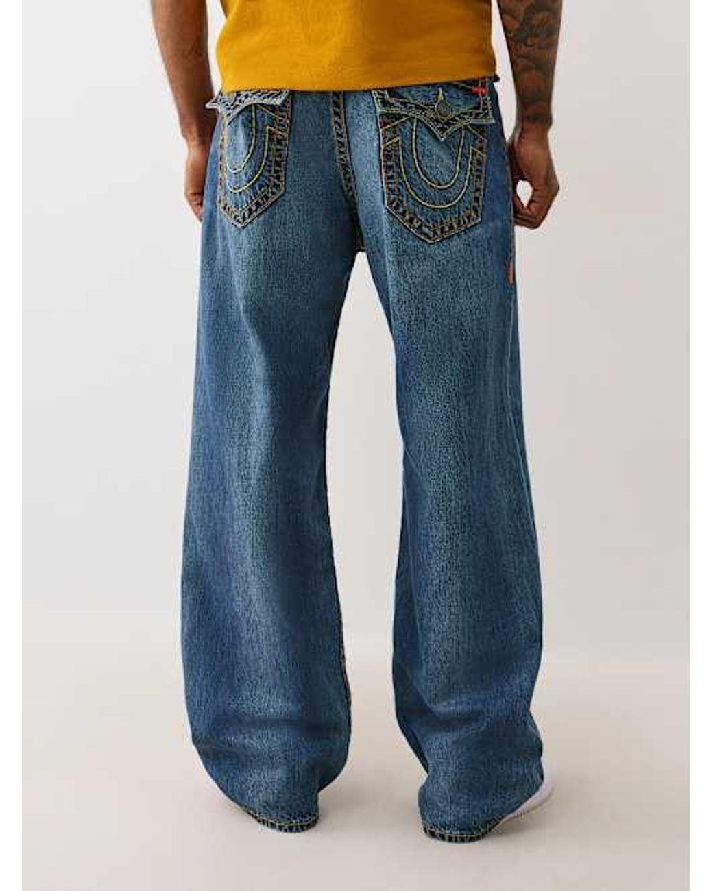 TRUE RELIGION Vinny Super T Ultra Baggy Jean in Blue for Men | Lyst